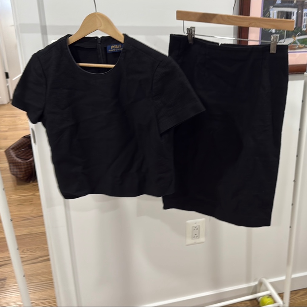 Ralph Lauren Black Textured Set